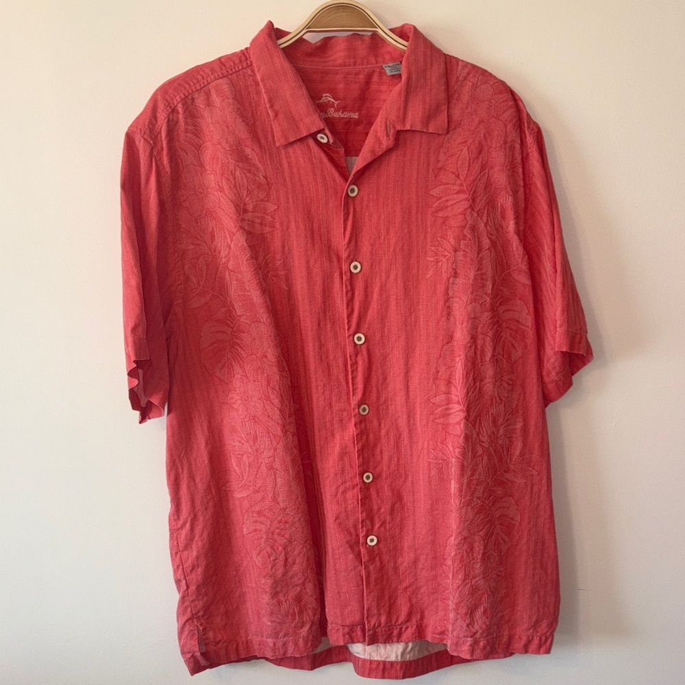 Tommy Bahama Floral Silk Button-Down Camp Shirt